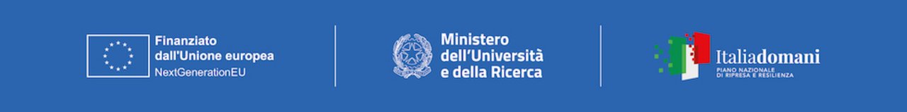 Finanziato dall'Unione Europea, NextGenerationeEU - Ministero dell'Università e della Ricerca - ItaliaDomani Piano Nazionale di Ripresa e Resilienza class=