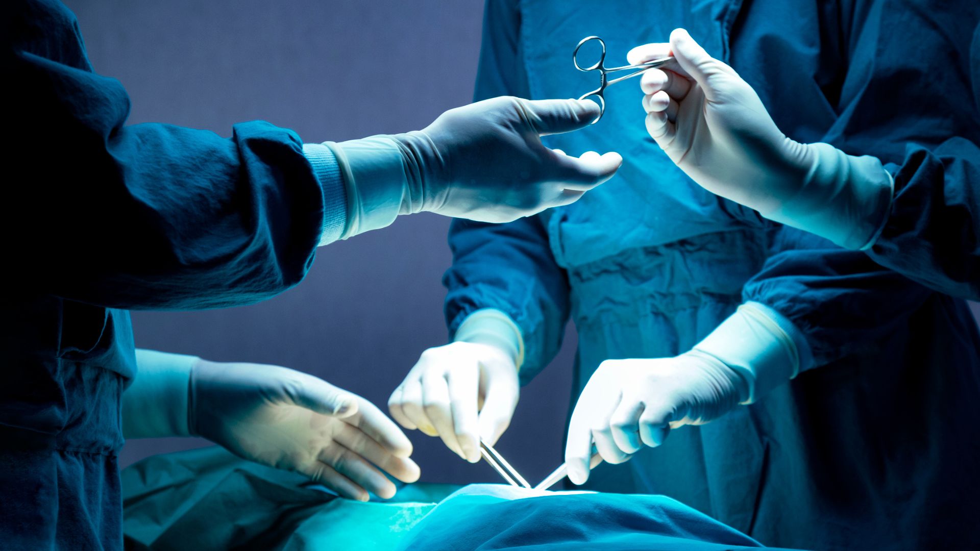 Surgery in the operating room